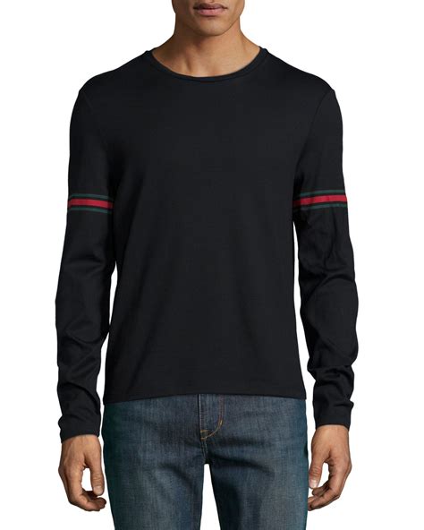 gucci men's long sleeve shirts|gucci long sleeve button up.